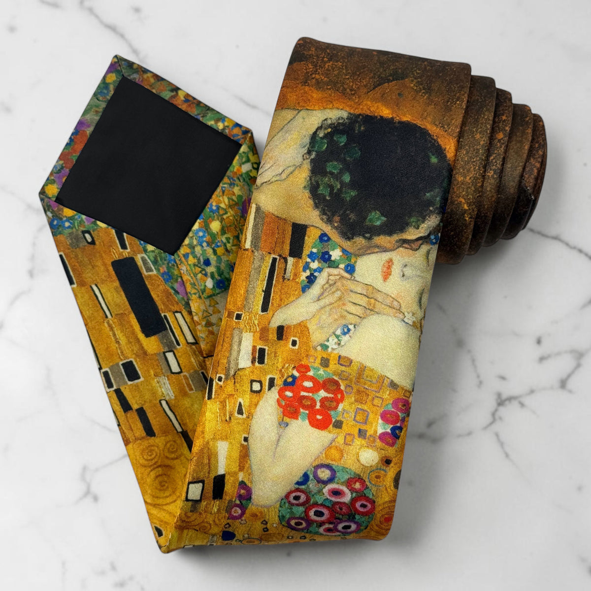 The Kiss by Gustav Klimt Necktie / Masterpiece Series